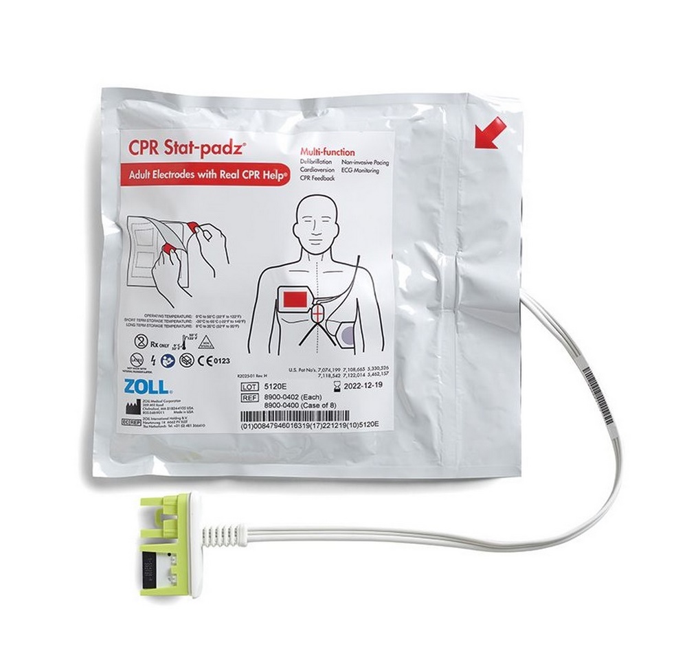 ZOLL® CPR StatPadz® Defibrillationselektroden mit Feedbacksensor für Erwachsene