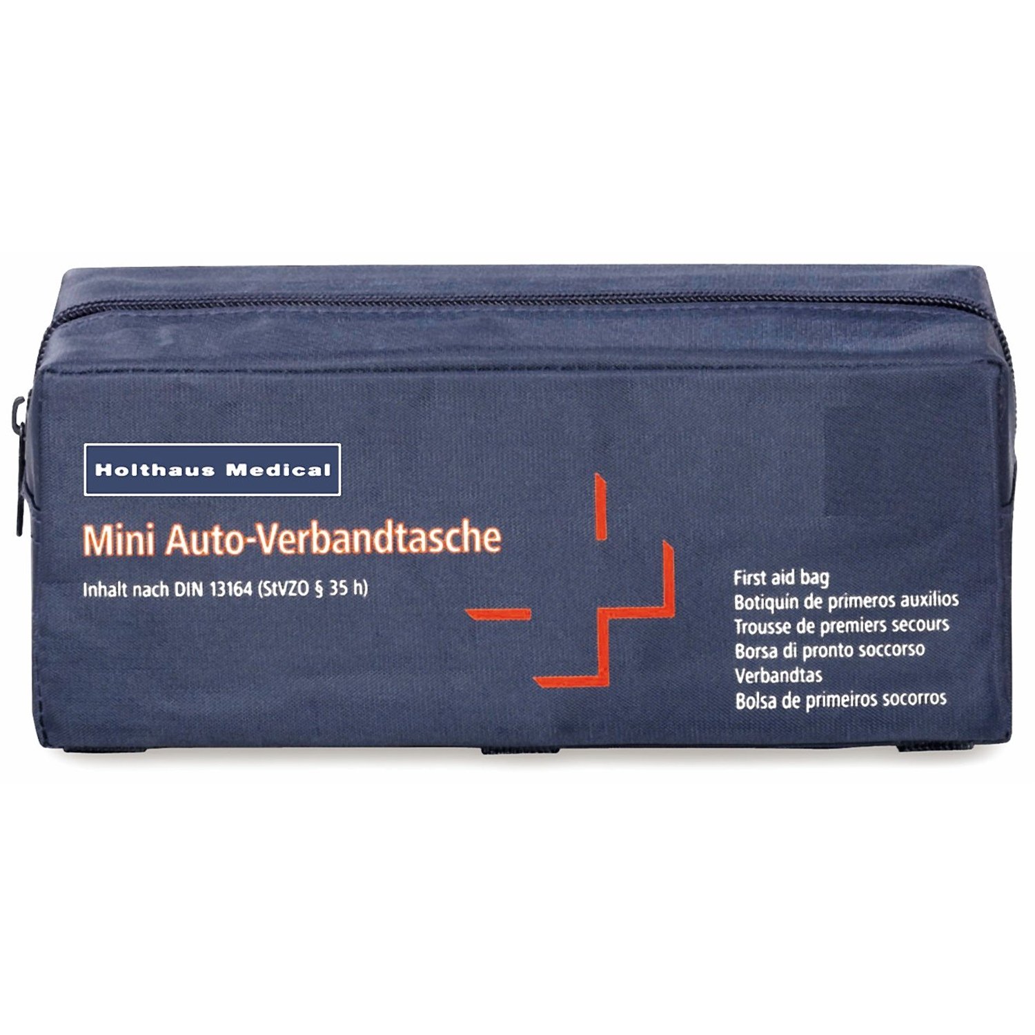 Holthaus Medical KFZ Mini Verbandtasche nach DIN 13164 | Farbe: Blau