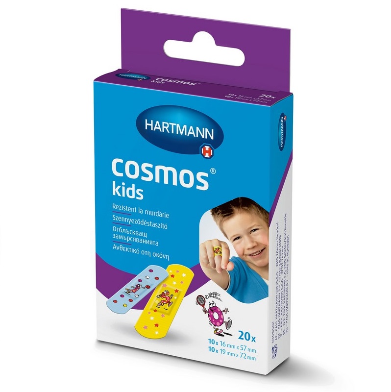 Hartmann® Cosmos® kids Pflasterstrips Sortiment elastisch | Packung á 20 Stück