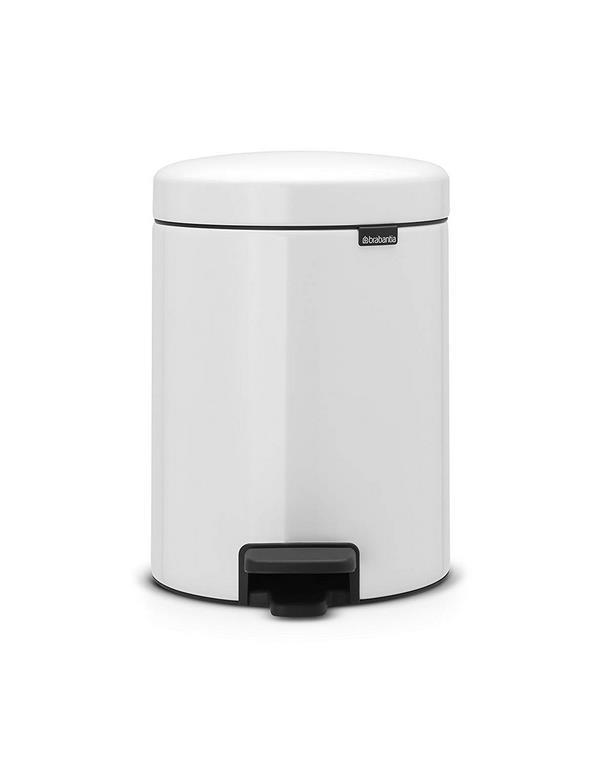 Brabantia Tretabfalleimer NewIcon mit Zinkeinsatz-Eimer 5 Liter