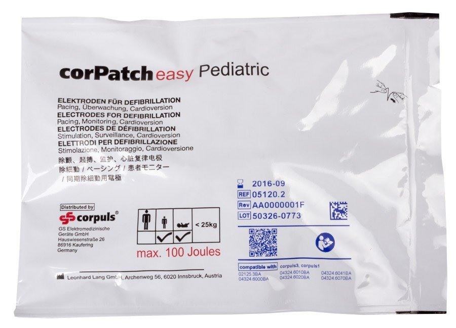 Corpuls® corPatch Easy Defibrillationselektroden für Corpuls³ - Kinder