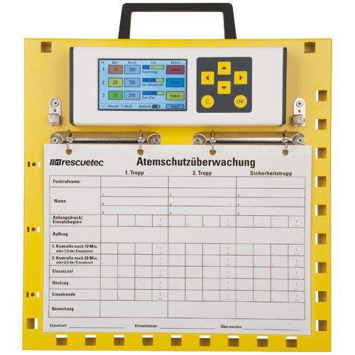 rescuetec Atemschutzüberwachungstafel | Modell: atur-D