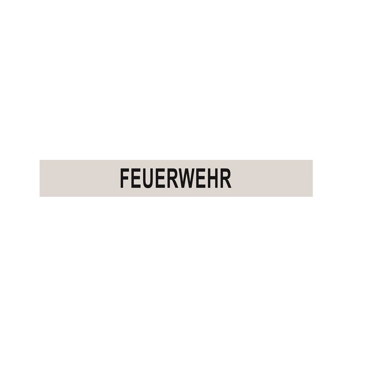 tee-uu® Reflexstreifen für EQUIBAG & RAGBAG | Aufschrift: FEUERWEHR