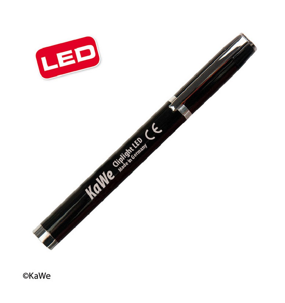 KaWe® Cliplight LED / Diagnostikleuchte mit Clipkontakt | Farbe: Schwarz