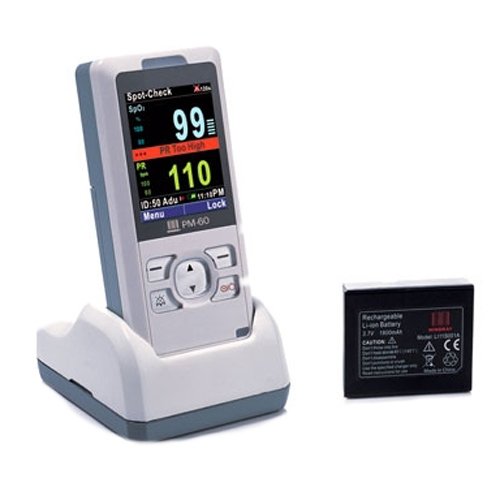 mindray Ladekonsole &amp; Lithium-lon Akku für Hand-Pulsoximeter PM 60 | OxiPlus 400