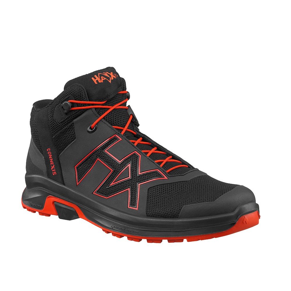 HAIX® CONNEXIS® Go GTX MID Freizeitschuh | Farbe: Black / Fire