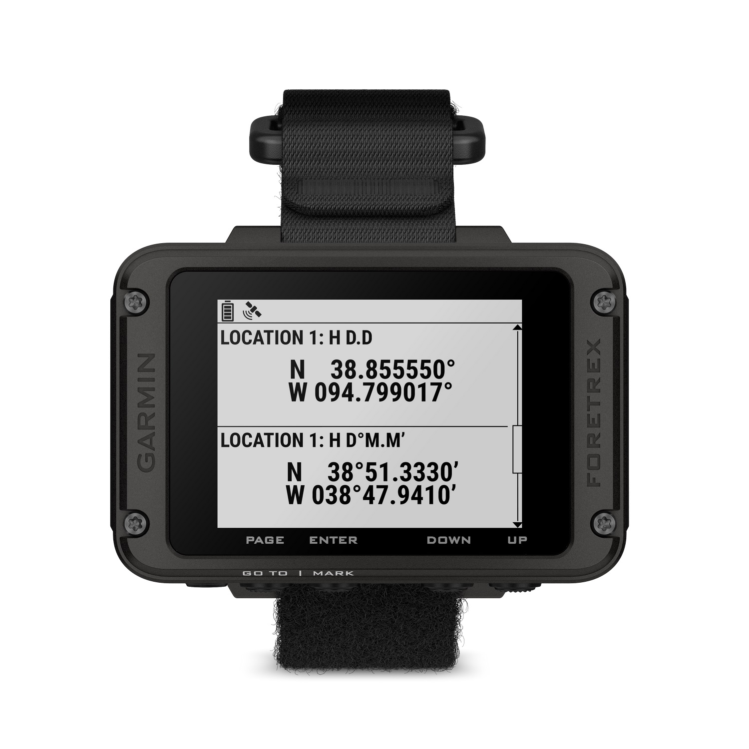 GARMIN® Foretrex® 801 GPS-Navigationsgerät für das Handgelenk mit Armband