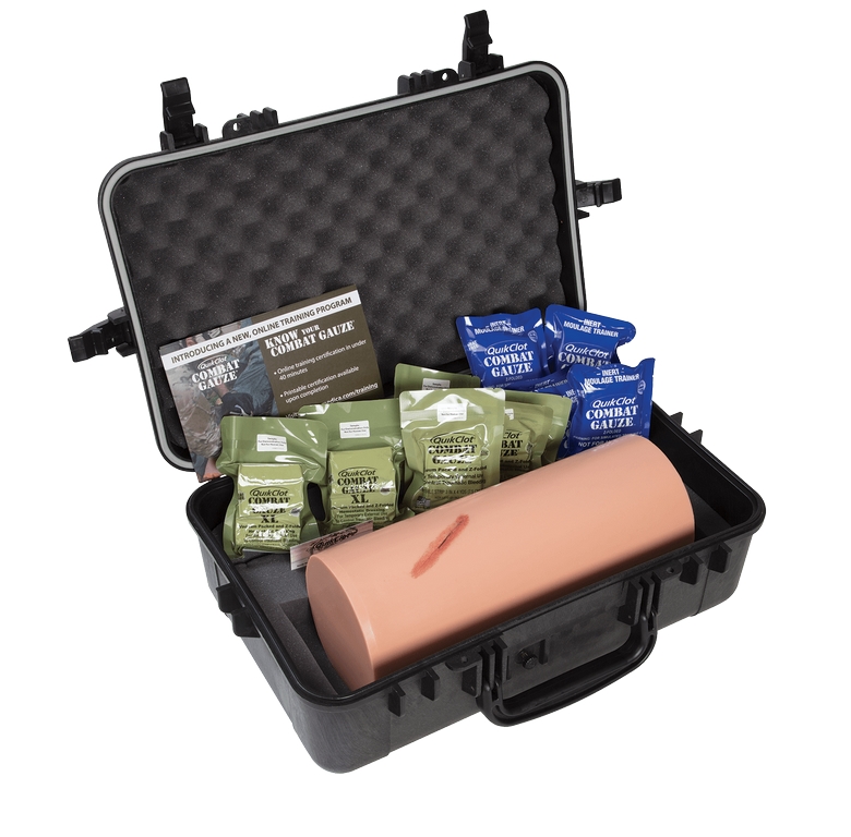 Z-Medica® Hemorrhage Control Training Kit / Wound Packing Trainer mit QuikClot® Combat Gauze®