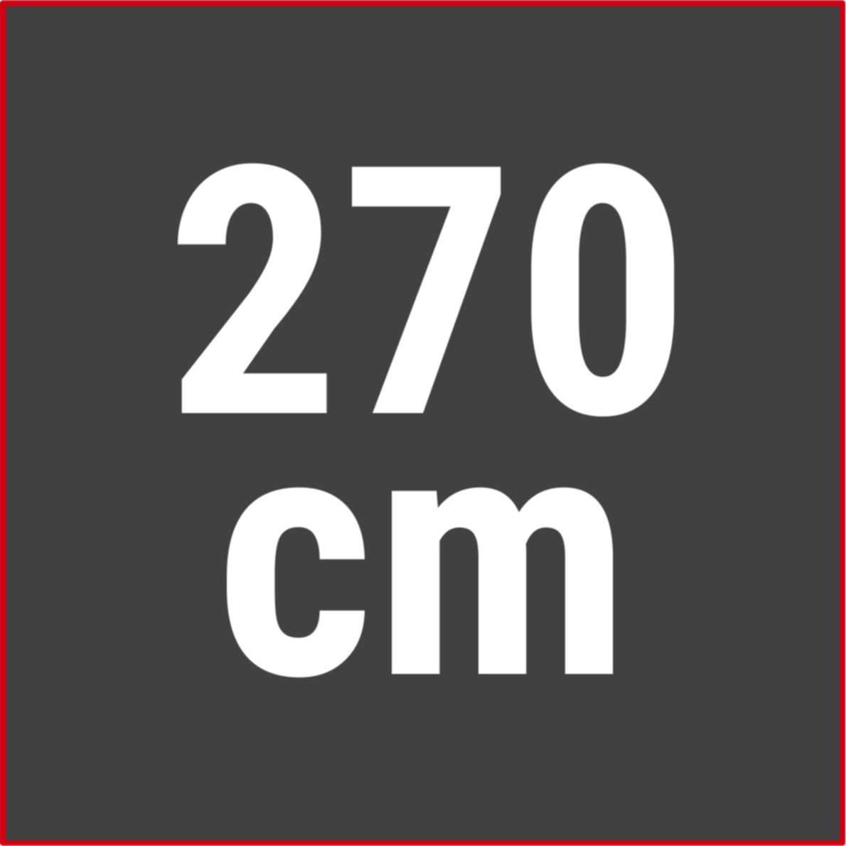 270cm