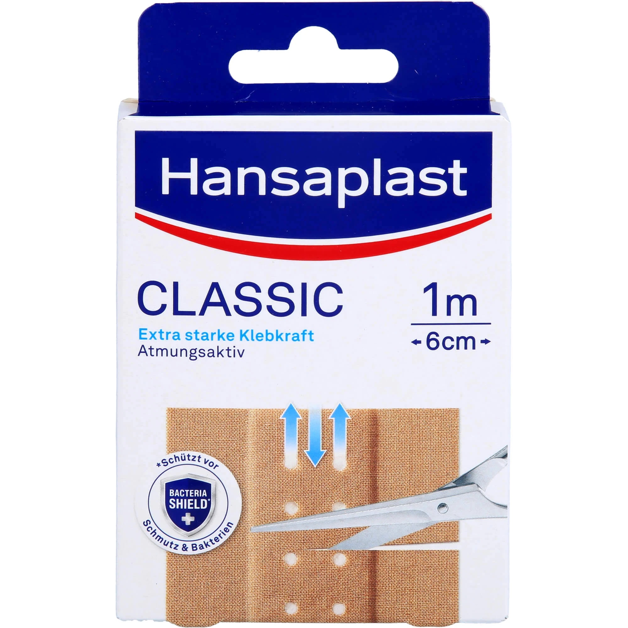 Hansaplast® Classic Pflaster Wundschnellverband | Größe: 100 cm x 6 cm