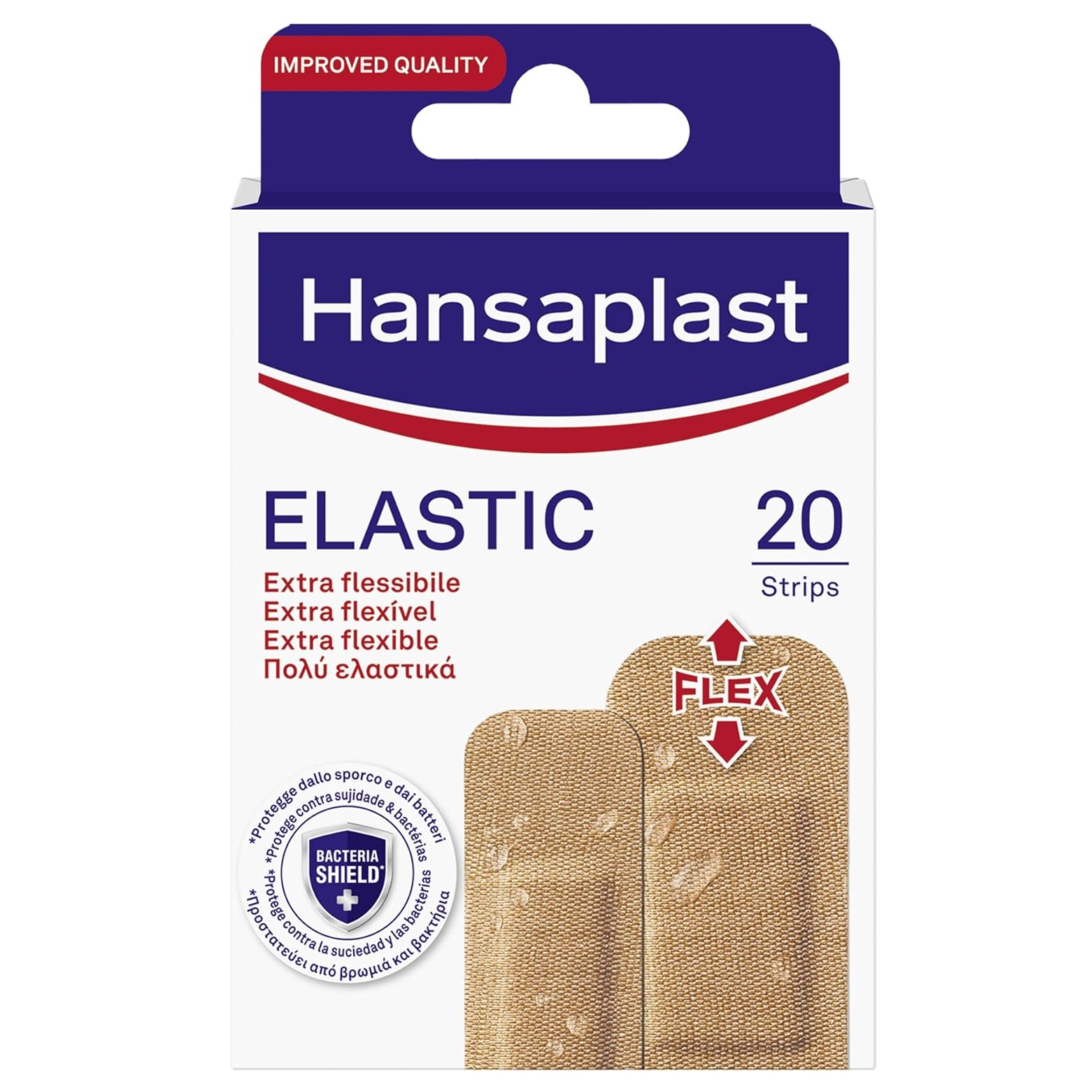 Hansaplast® Pflastersortiment Elastic | 20-teilig