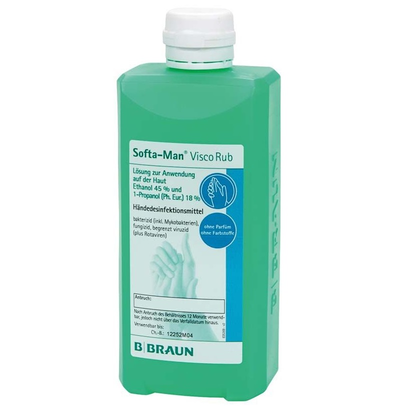 B. Braun Softa-Man® ViscoRub Händedesinfektionsmittel | 500 ml Flasche