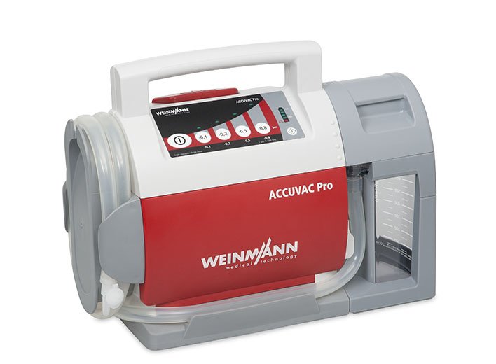 Weinmann Absaugpumpe ACCUVAC Pro mit 12V Ladekabel &amp; Wandhalterung | Mehrwegsystem