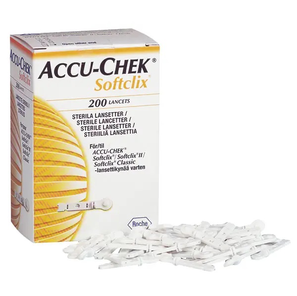 ROCHE Accu-Chek® Softclix® Lanzetten | 1 Packung 200 Stück