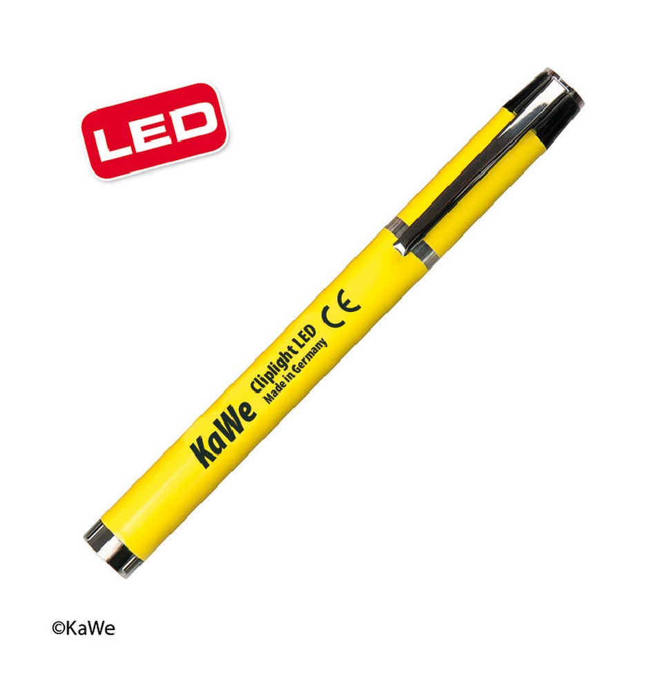 KaWe® Cliplight LED / Diagnostikleuchte mit Clipkontakt | Farbe: Gelb