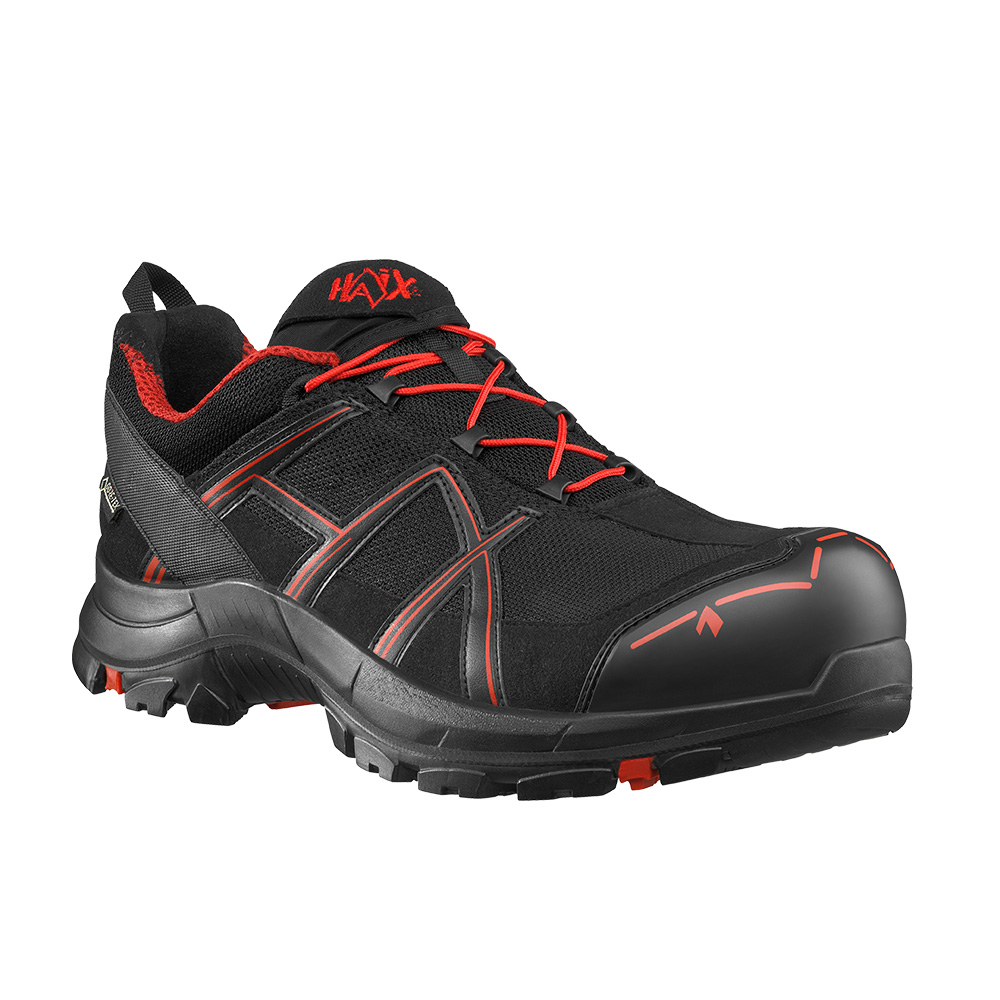 HAIX® Black Eagle® Safety 40.1 LOW Arbeitsschuh | Farbe: Black / Red