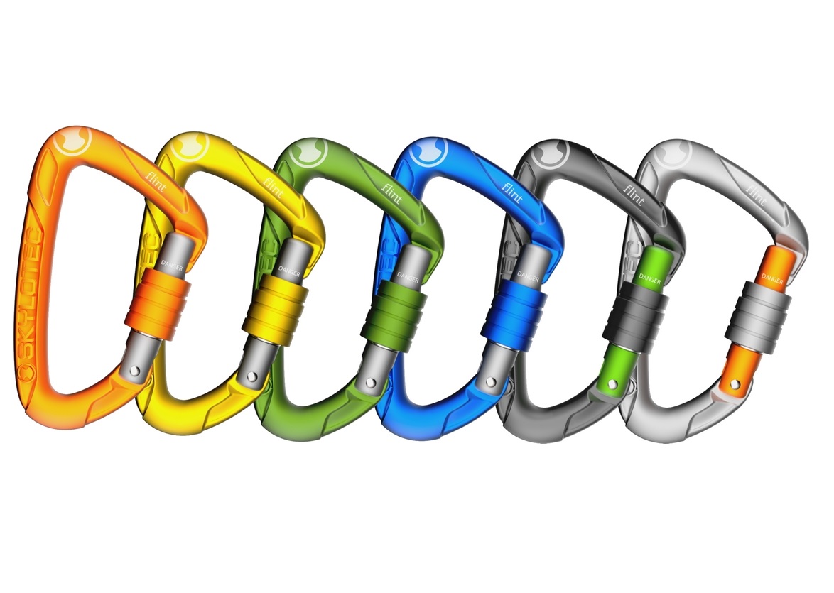 SKYLOTEC flint SCREW Aluminium-Karabiner | Farbauswahl